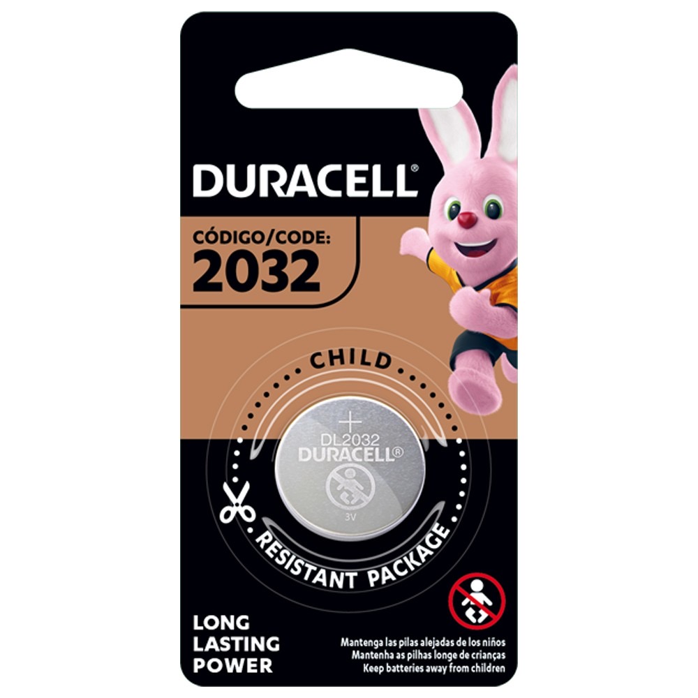 DURACELL PILA DE BOTON CR2032  LITIO
